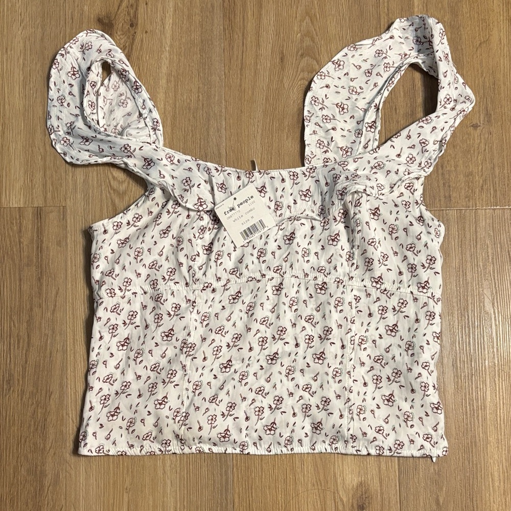 Free People Women's Dressy Ruffle Tank Top